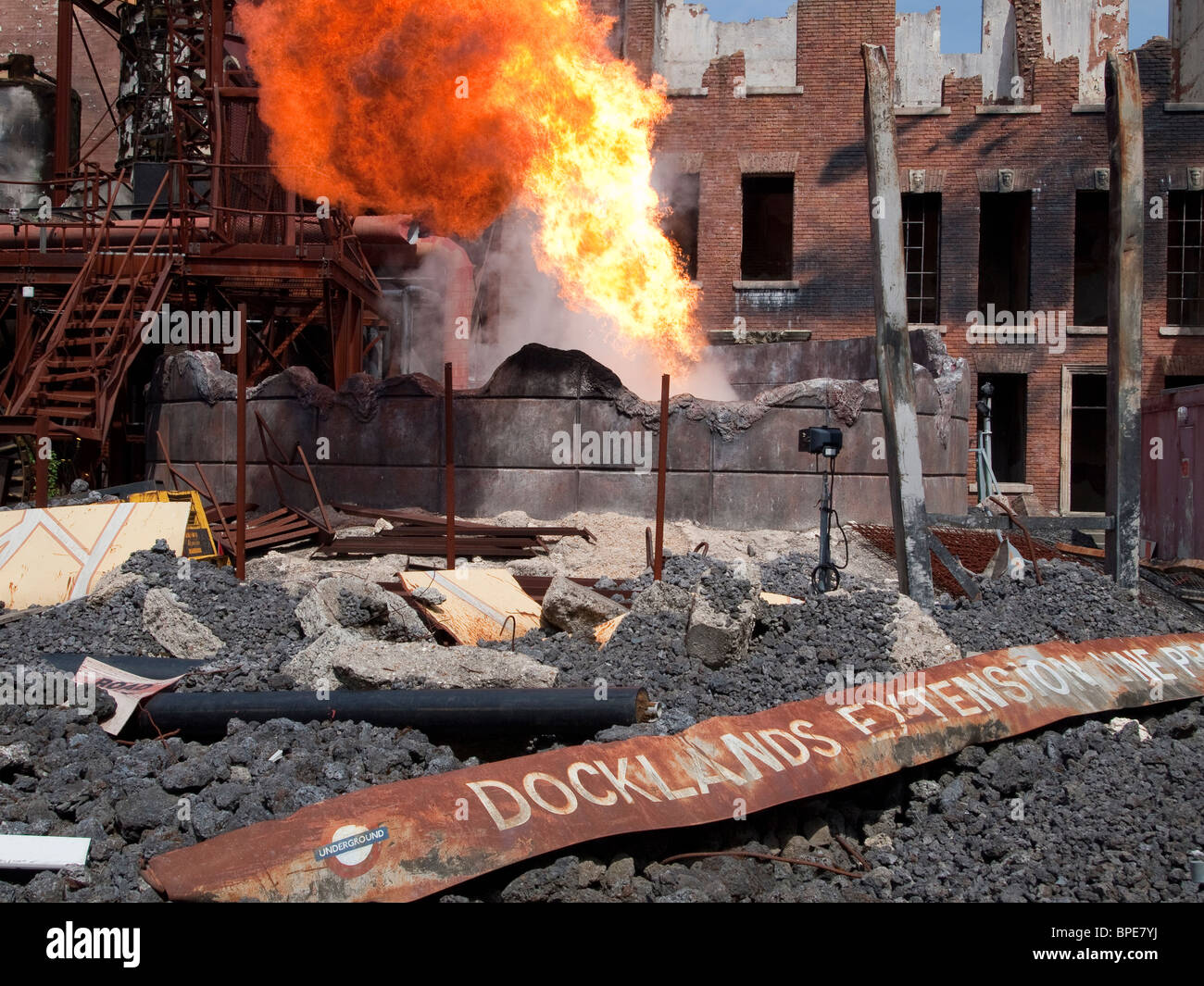 Set di un film di Walt Disney Studios Park, Disneyland Paris Foto Stock