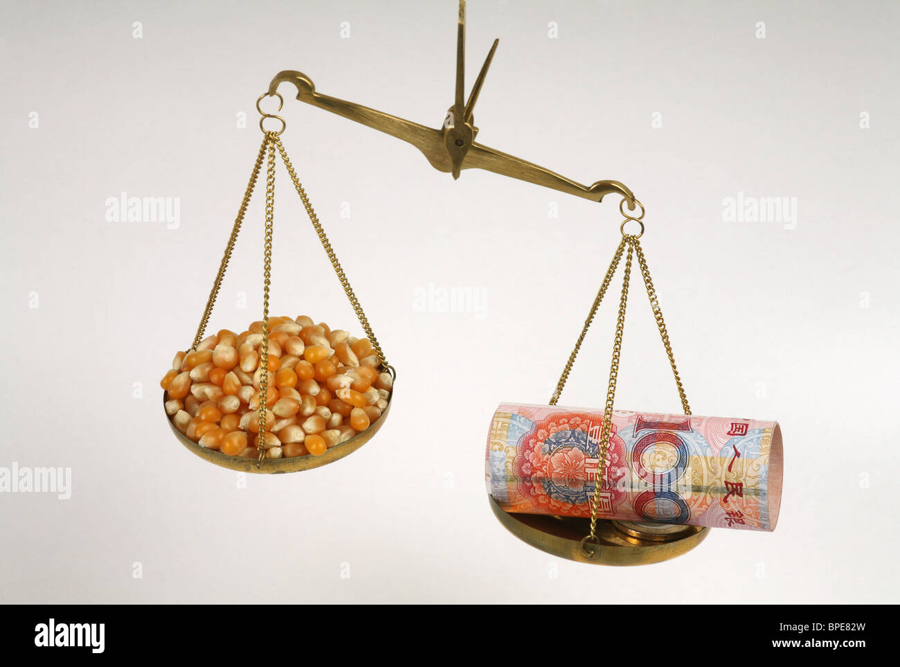 Abbassare il premio di mais Foto Stock