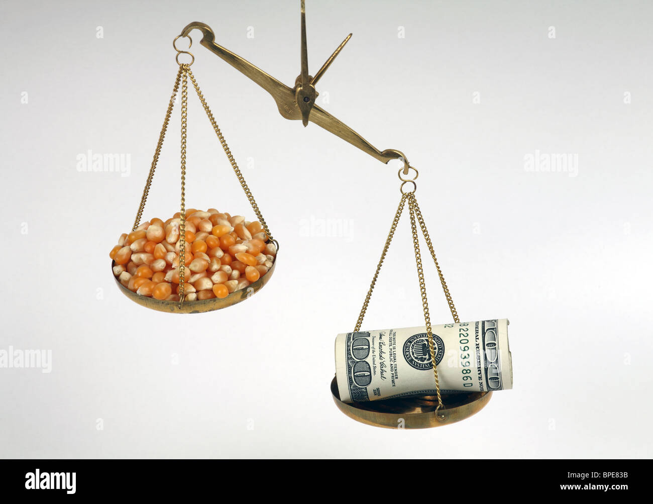 Abbassare il premio di mais Foto Stock