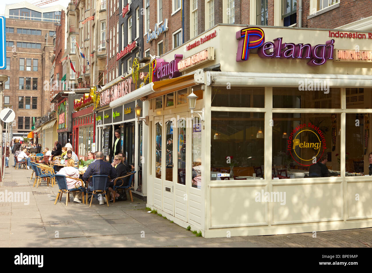 Piazza Rembrandt Square in Amsterdam Foto Stock