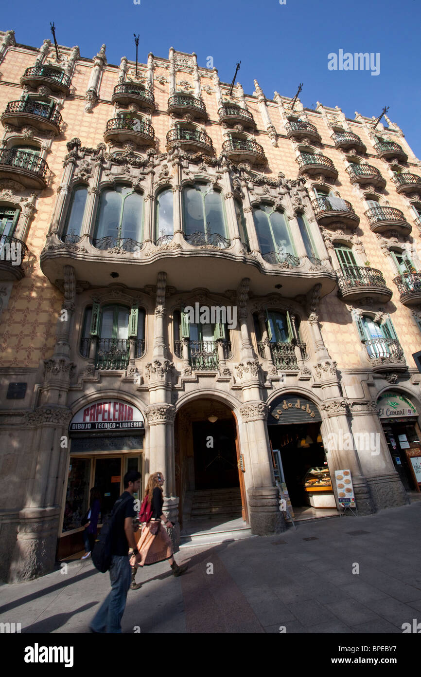 Barcellona Gracia Casa Ramos mi carde Foto stock - Alamy