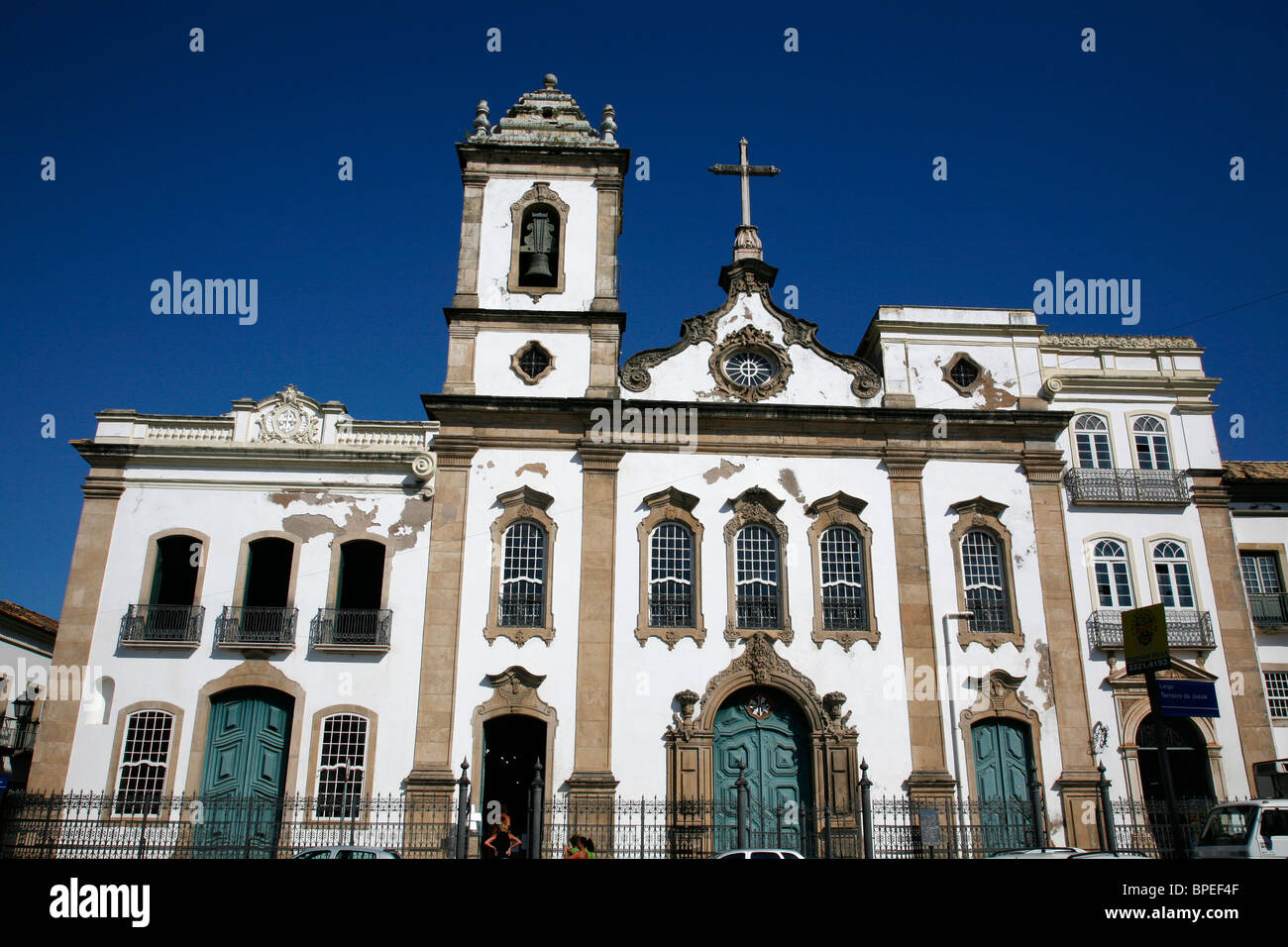 Igreja Sao Domingos sul Terreiro de Jesus square, Salvador, Bahia, Brasile. Foto Stock