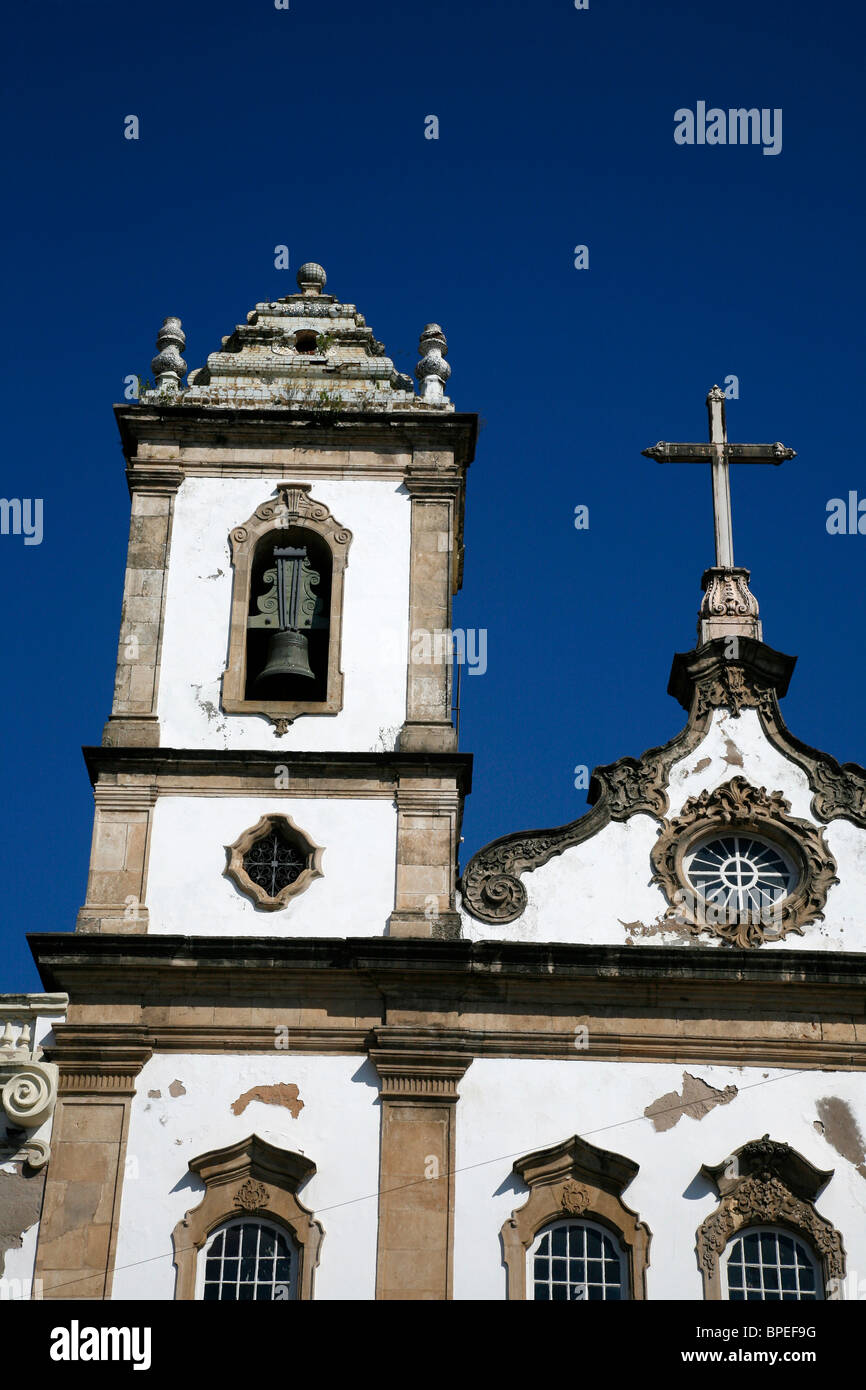 Igreja Sao Domingos sul Terreiro de Jesus square, Salvador, Bahia, Brasile. Foto Stock