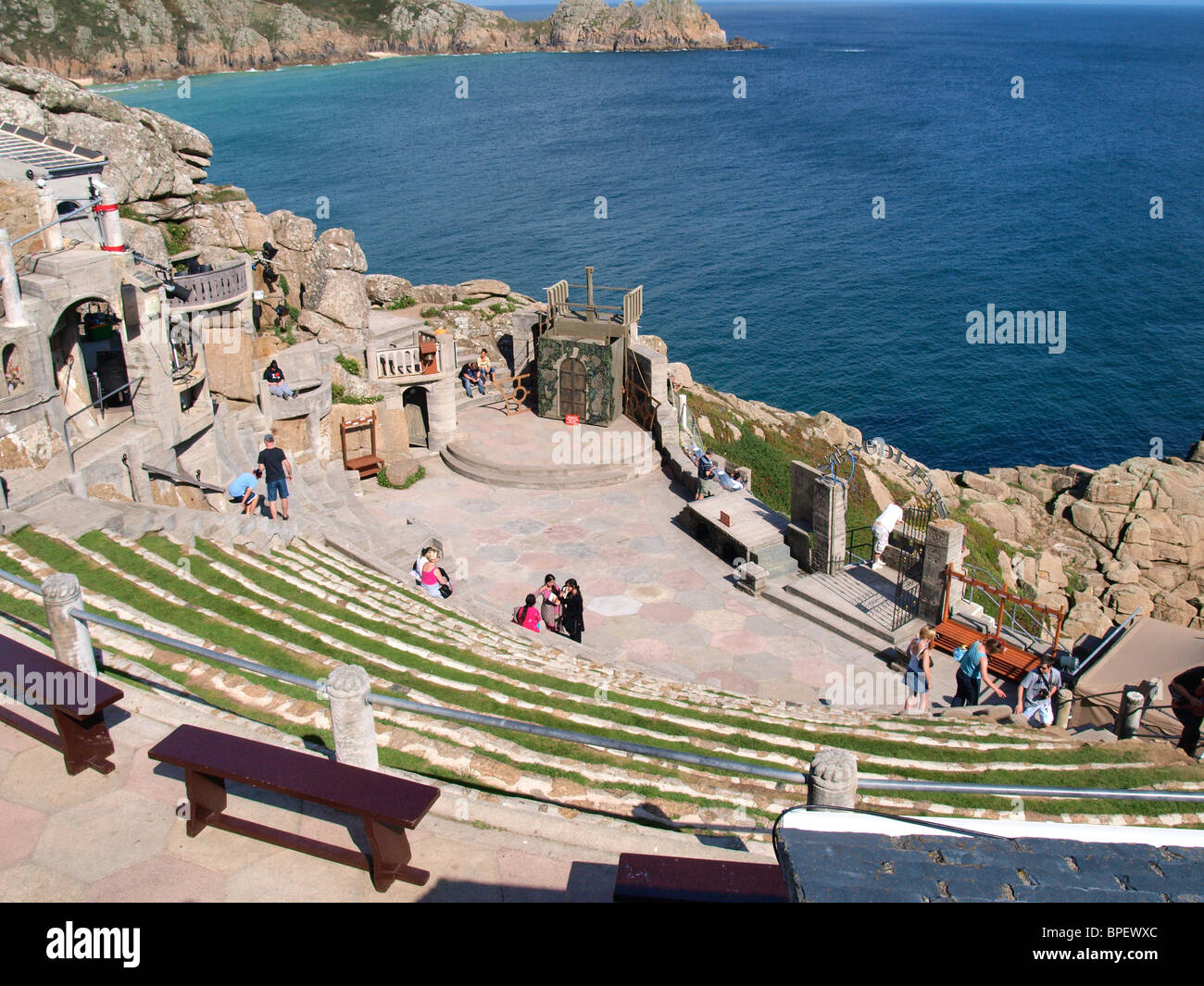 Minack Theatre, Cornwall, Regno Unito Foto Stock