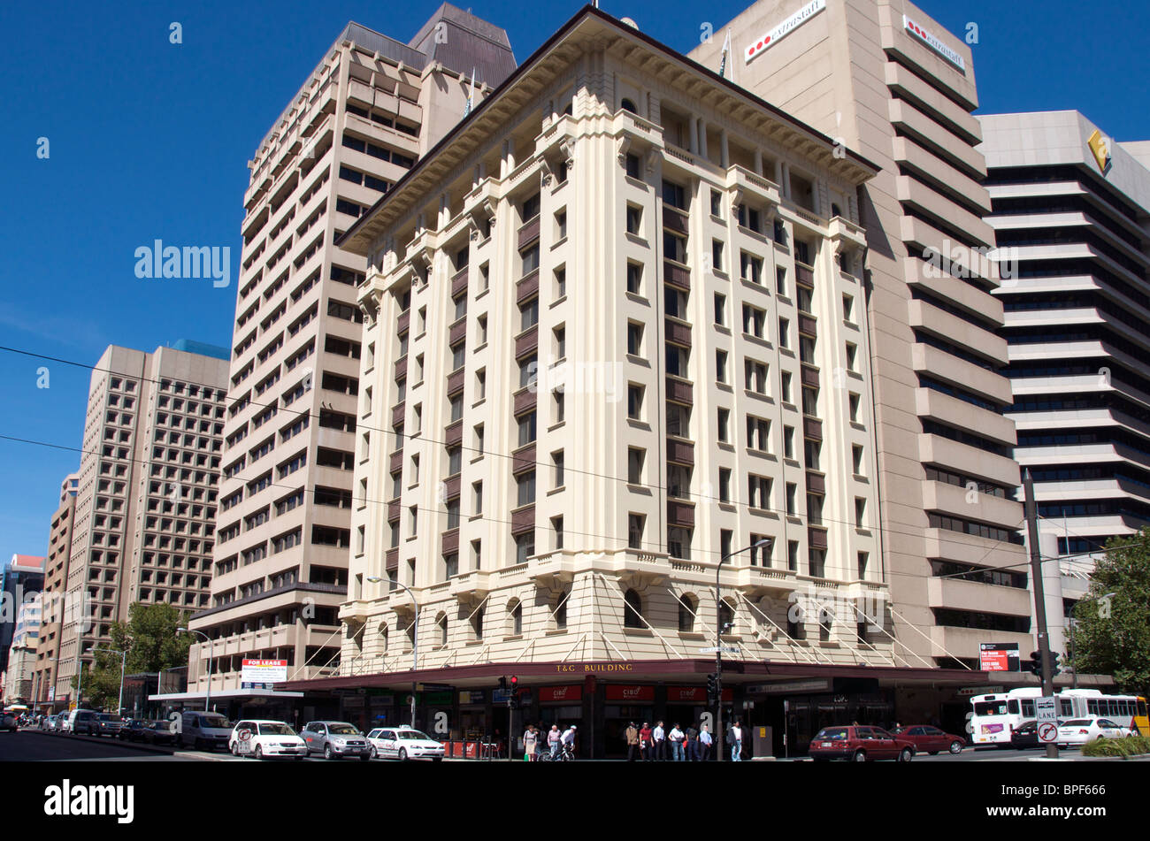 T&G Edificio King William Street Adelaide Australia del Sud Foto Stock