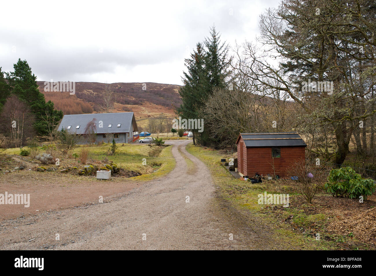 Il Centro Ariundle, Strontian, a Ardnamurchan, Scotland, Regno Unito Foto Stock