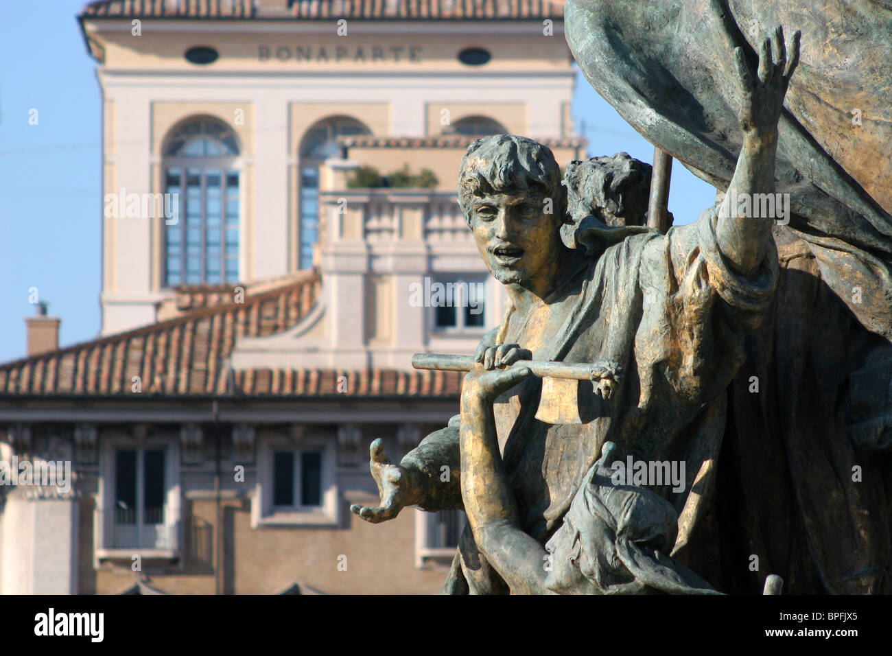 Roma - la scultura da Vittorio Emenuel landmark Foto Stock
