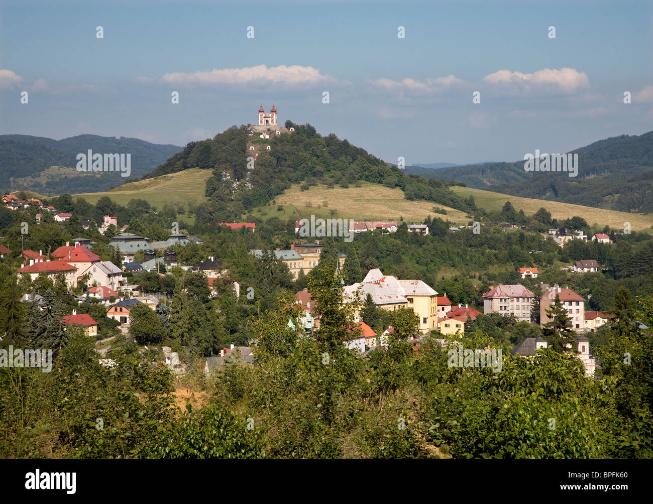 Banska Stiavnica - calvario Foto Stock