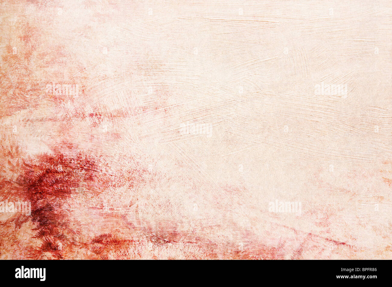 Testurizzato rosa rosso sfondo beige con spazio per testo o immagine - scrapbooking Foto Stock