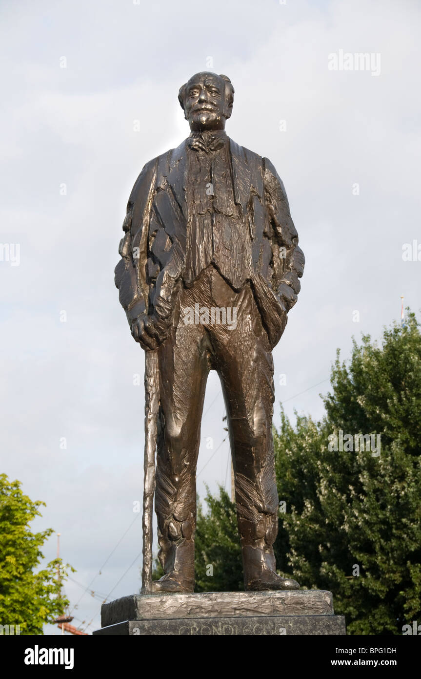 Lelystad capitale della provincia di Flevoland costruito su terreni bonificati è stata fondata nel 1967 Ir Cornelis Lely 1854-1929 Foto Stock
