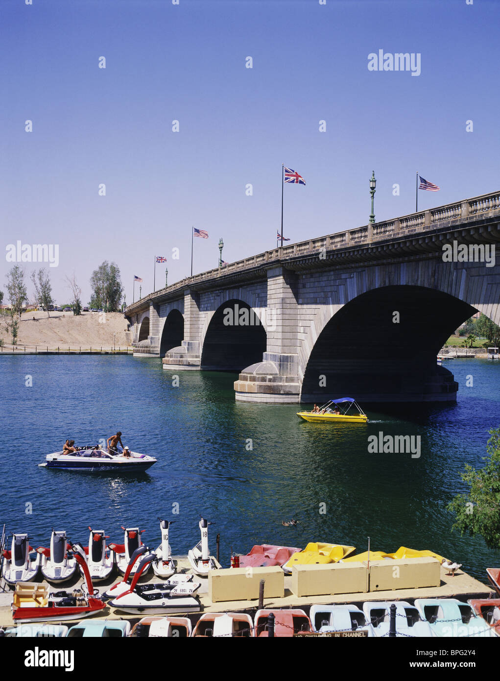 London Bridge, Lake Havasu, Arizona, Stati Uniti d'America Foto Stock
