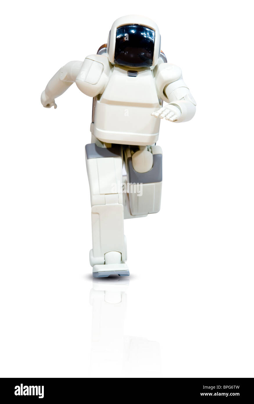 Alta tecnologia era è venuta - questo è un modello di uno dei più avanzati oggi robot Foto Stock