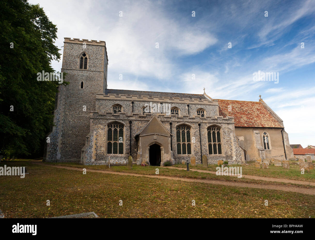 Chiesa di tutti i Santi di Gazeley, Suffolk, Regno Unito Foto Stock Chiesa di tutti i Santi di Gazeley, Suffolk, Regno Unito Foto Stock