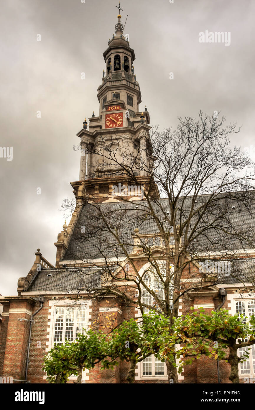 La vecchia chiesa di Amsterdam, in Olanda. Foto Stock