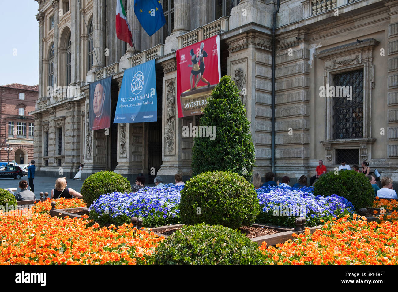 L'Italia, Torino, Palazzo Madama Foto Stock