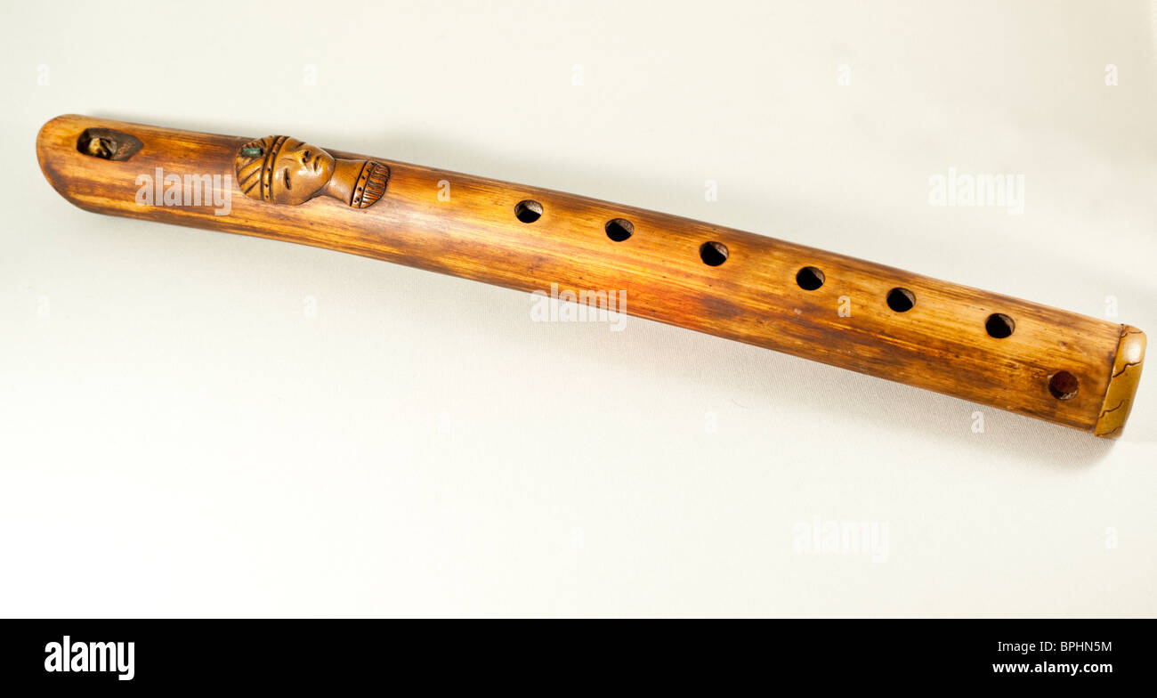 Flauto in legno (fiati) - tagliare Foto Stock