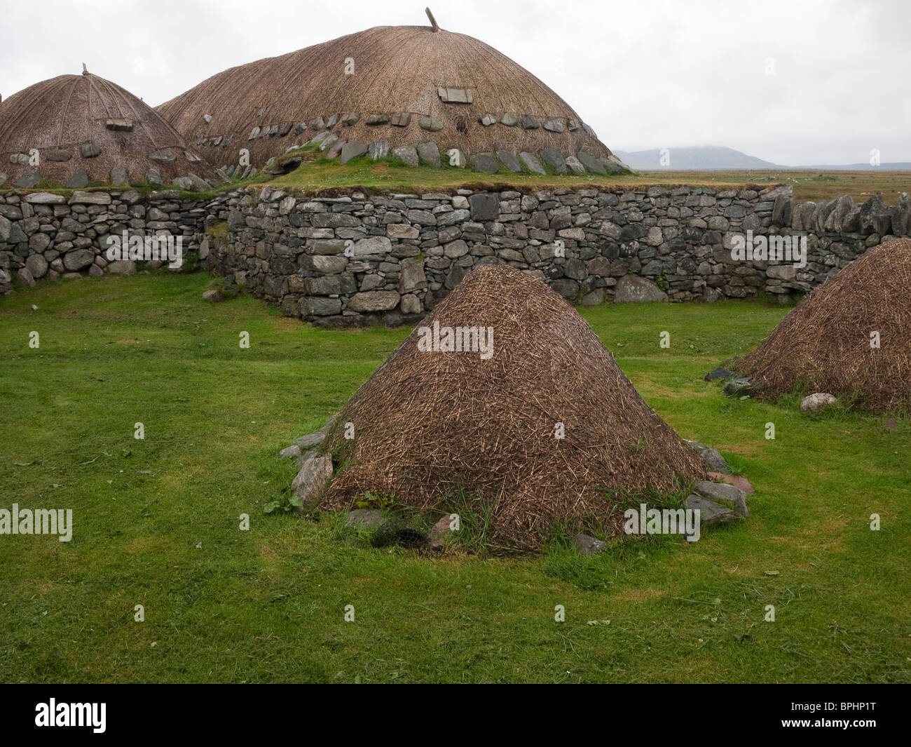 Arnol nero della Casa Museo, isola di Lewis, Scozia Foto Stock