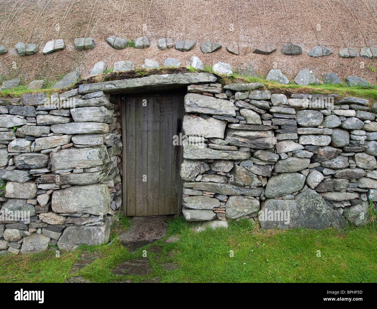 Arnol nero della Casa Museo, isola di Lewis, Scozia Foto Stock