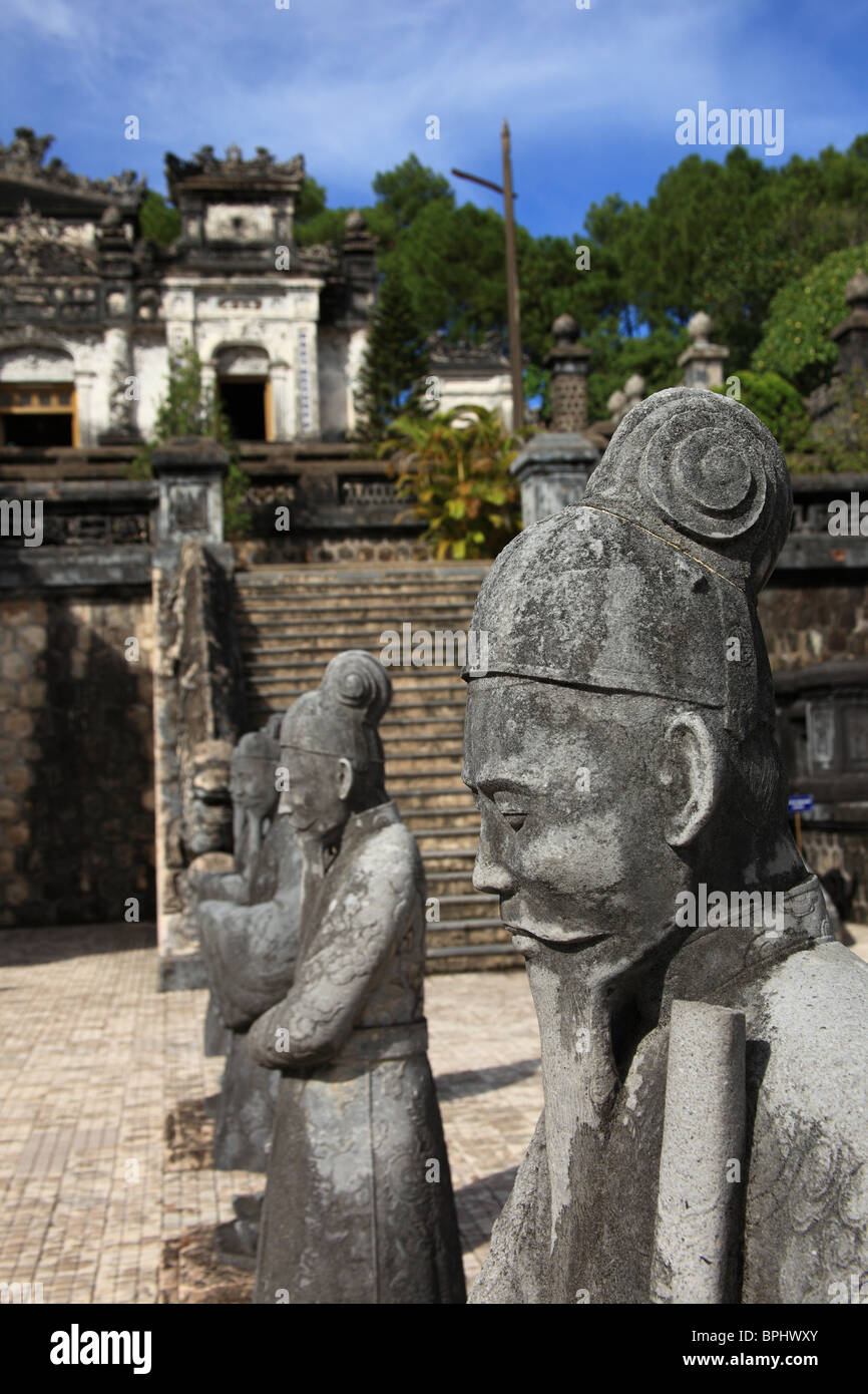 Khai Dinh tomba in tinta, Vietnam Foto Stock
