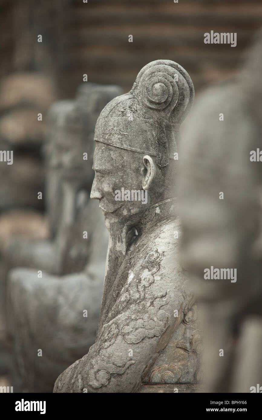 Khai Ding tomba in tinta, Vietnam Foto Stock