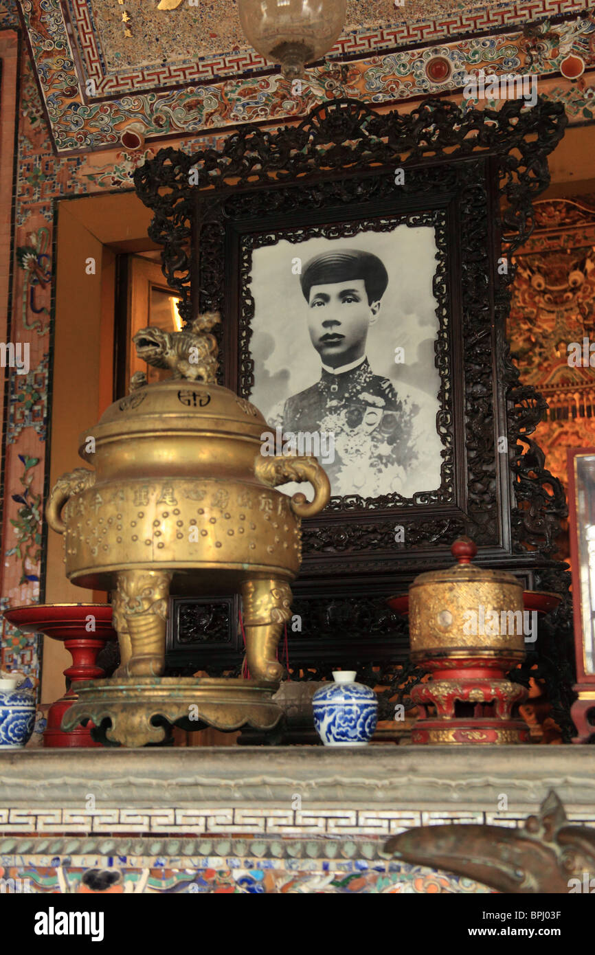 Khai Ding tomba in tinta, Vietnam. Thien Dinh, palalce Foto Stock