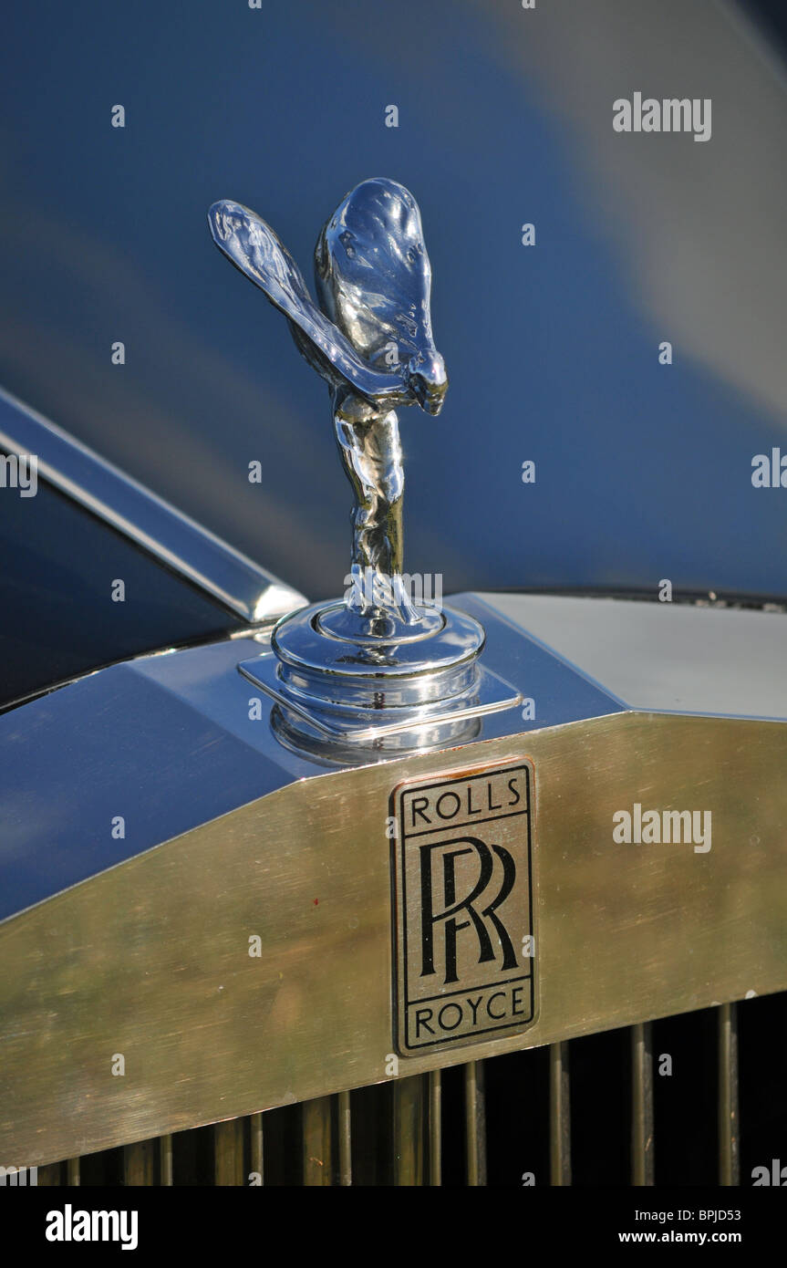 Maidenhead, Berkshire, Inghilterra: Rolls Royce radiatore e mascotte Foto Stock
