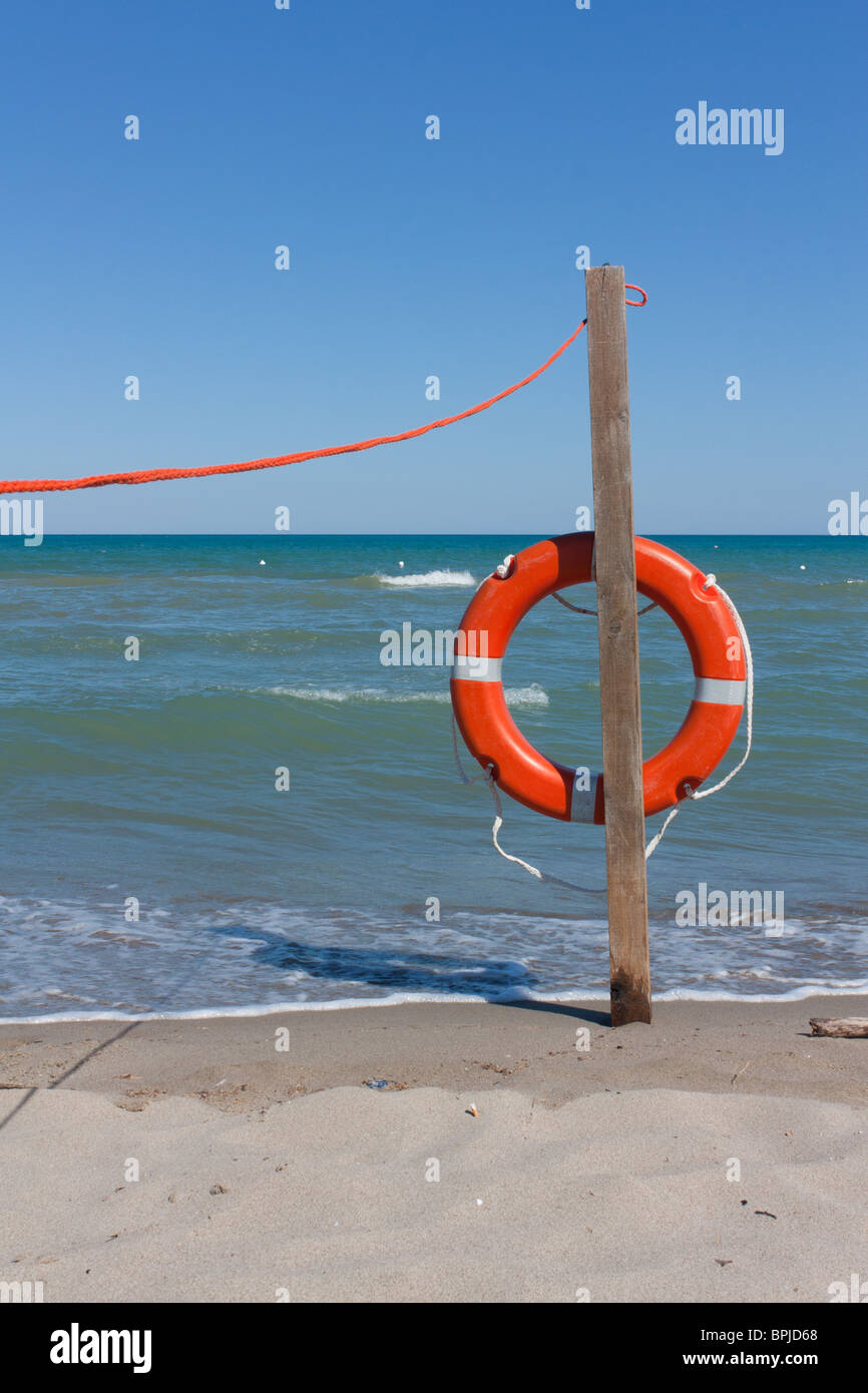 Sabbia e lifeline Foto Stock