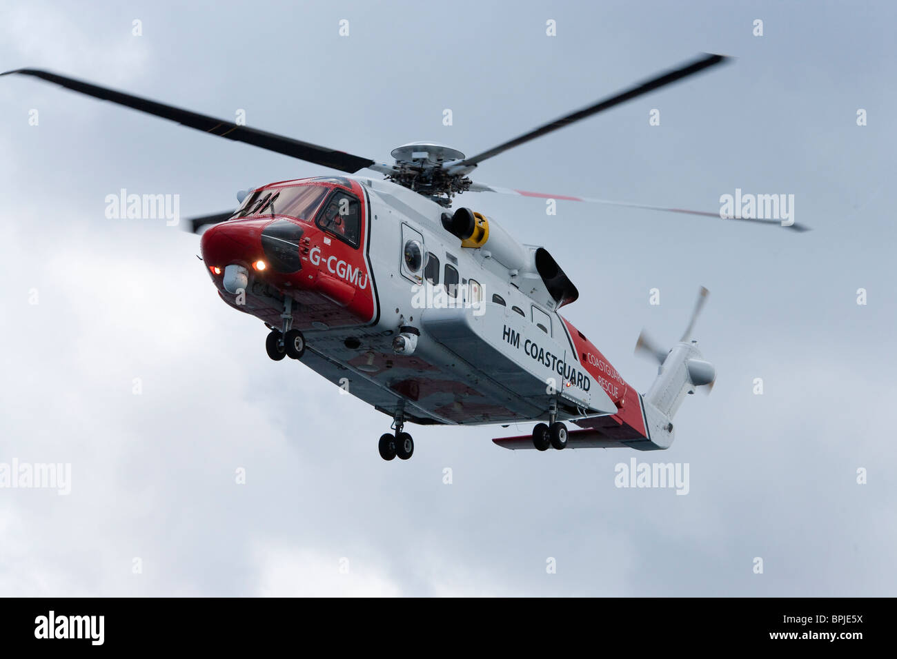 Coast Guard air sea rescue Foto Stock