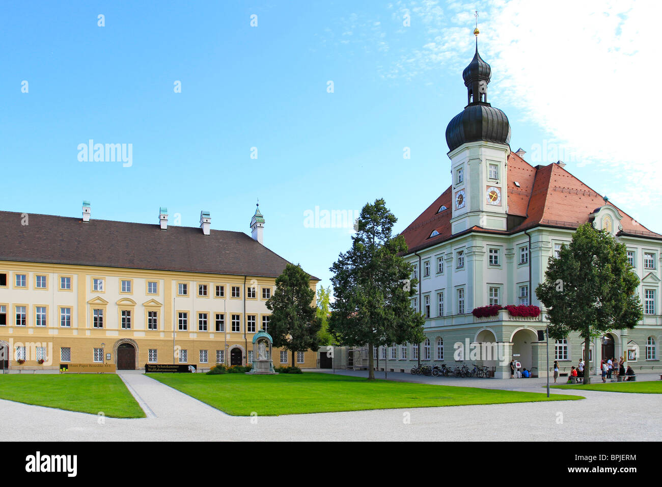 Museo del pellegrinaggio, nuovo tesoro e municipio di Altoetting, Baviera, Germania Foto Stock