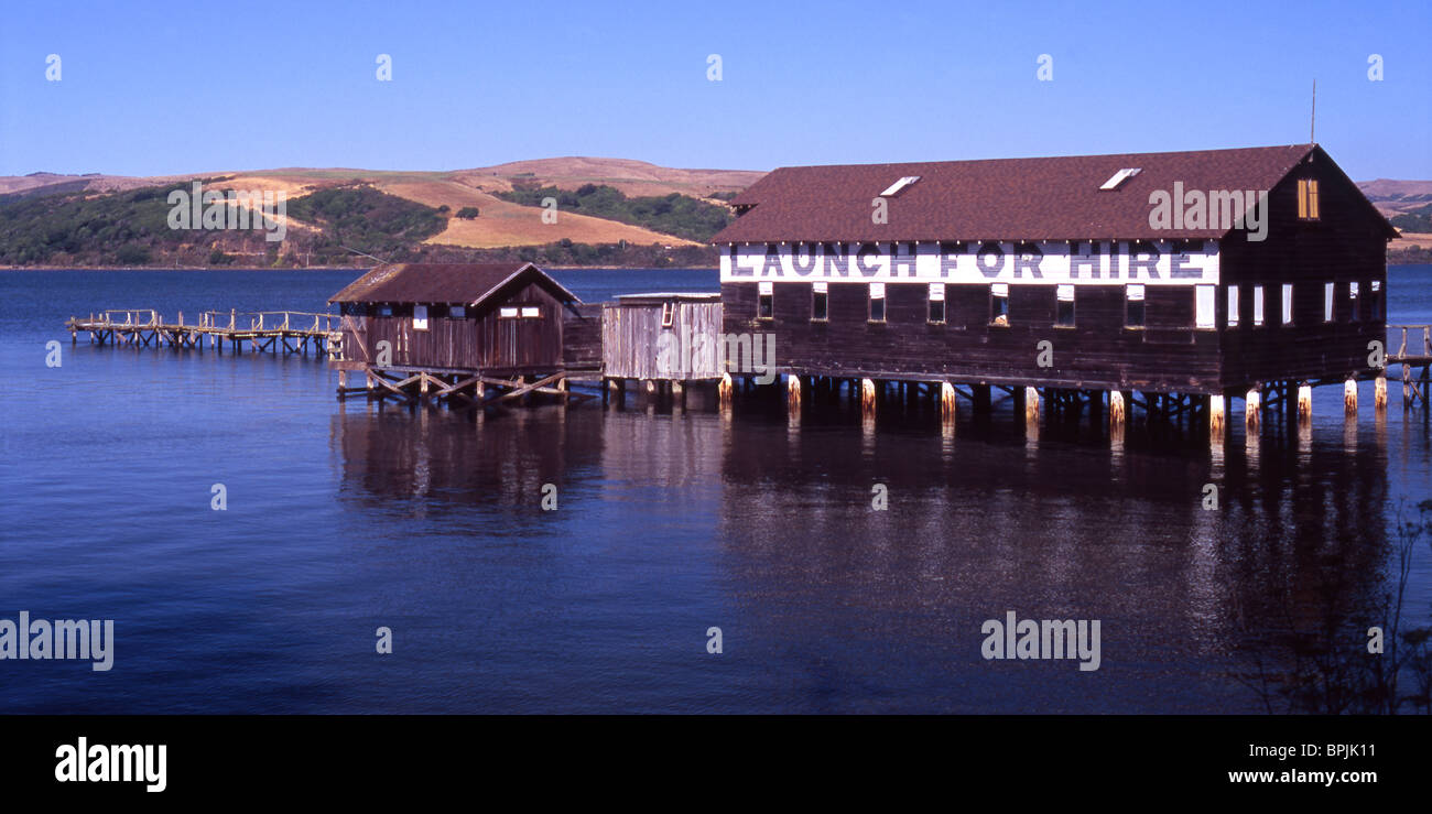 Inverness, Tomales Bay, punto Reyes, Marin County, California Foto Stock