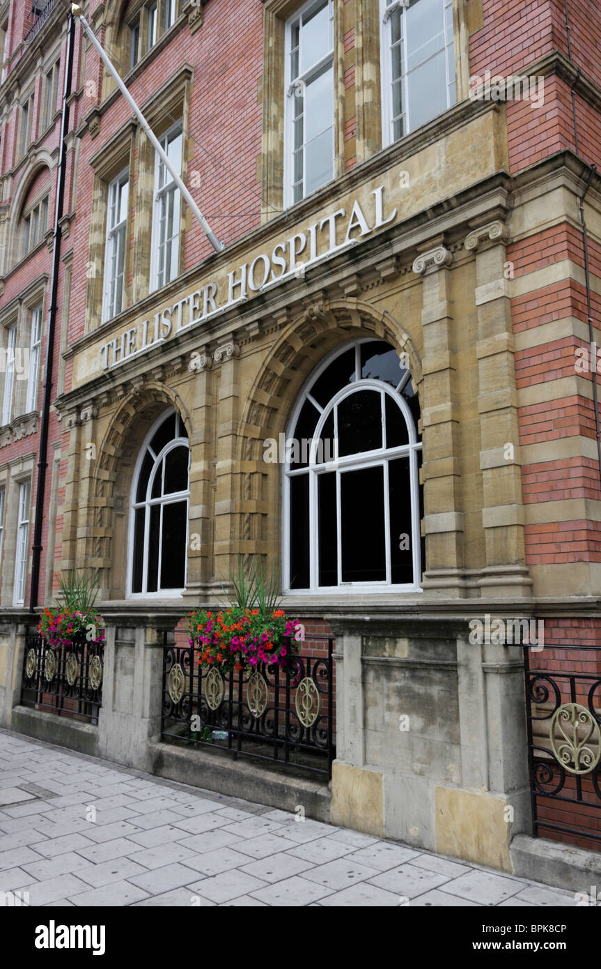 La messa a disposizione di qualità del settore sanitario privato la Lister Hospital di Chelsea Bridge Road. Foto Stock