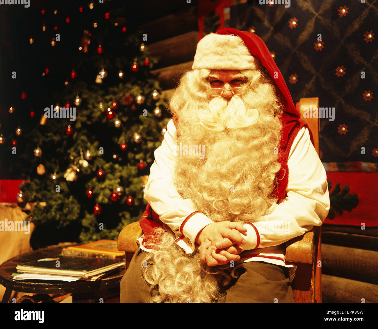 Santa's Grotto, Lappland, Finlandia Foto Stock