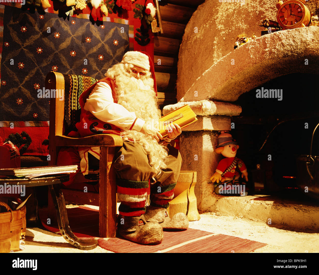 Santa's Grotto, Lappland, Finlandia Foto Stock
