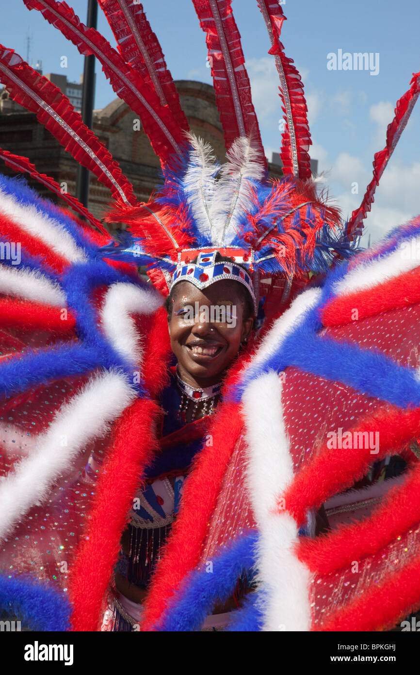 Londra, Inghilterra - carnevale di Notting Hill, lunedì festivo Foto Stock