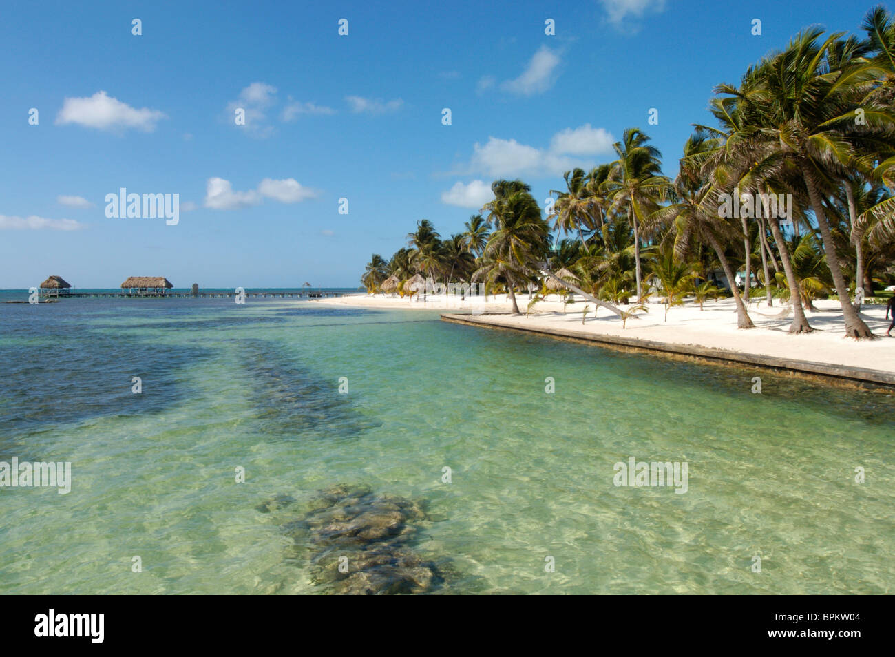 Ambergris Cay, Belize Foto Stock