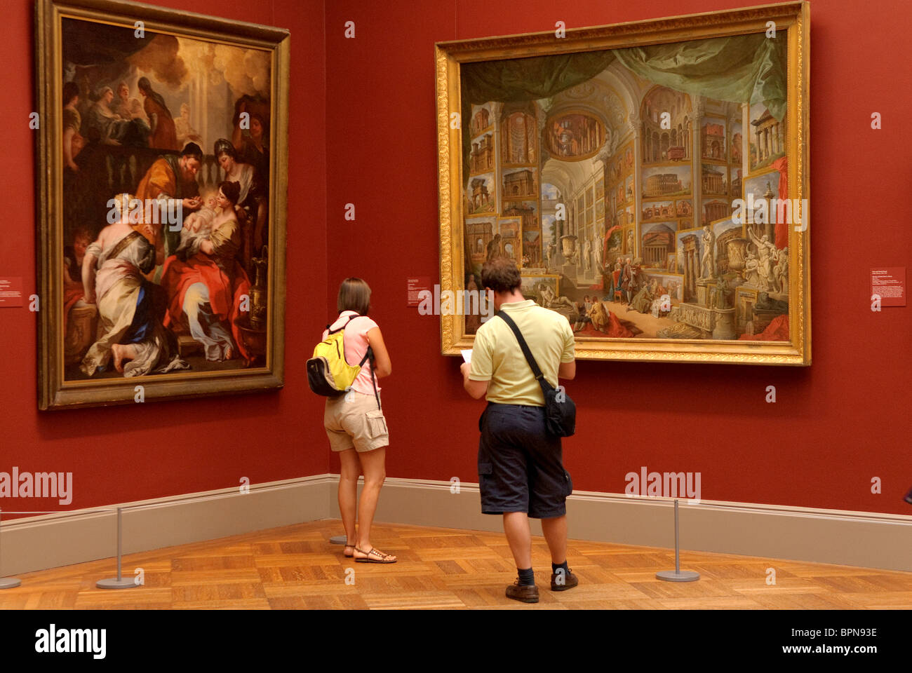 Metropolitan Museum of Art di New York City, dipinti italiani Foto Stock