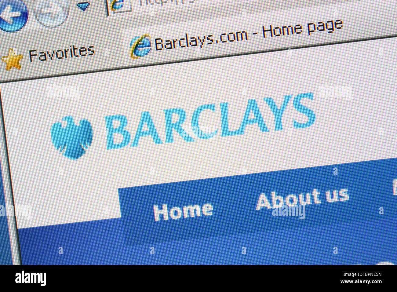 Barclays global financial service provider Foto Stock