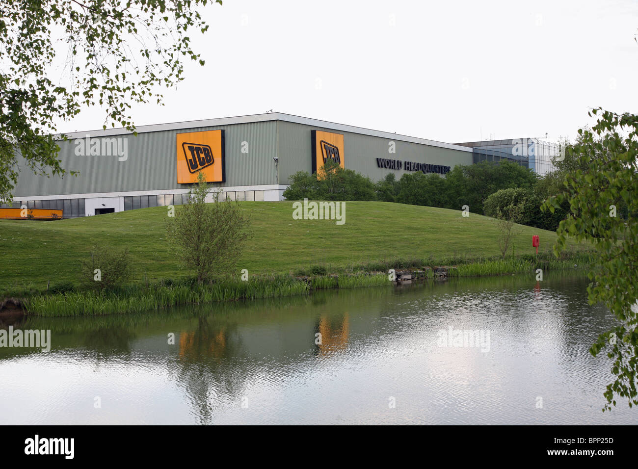 JCB World Headquarters fabbrica, Rocester, Staffordshire, Regno Unito Regno Unito GB Gran Bretagna Foto Stock