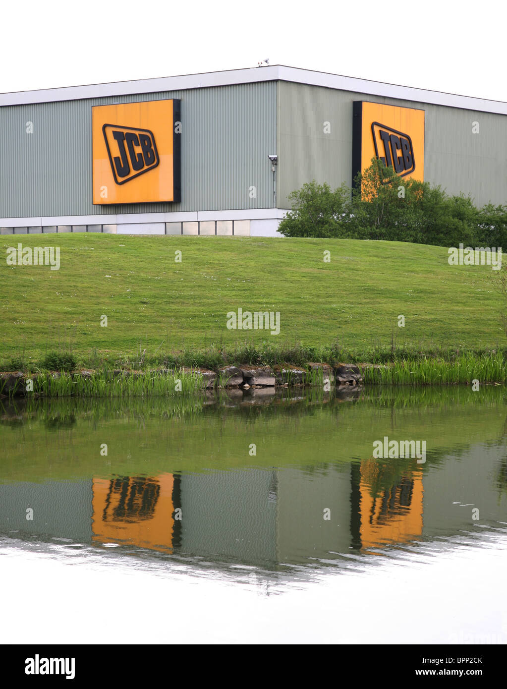 JCB World Headquarters fabbrica, Rocester, Staffordshire, Regno Unito Regno Unito GB Gran Bretagna Foto Stock