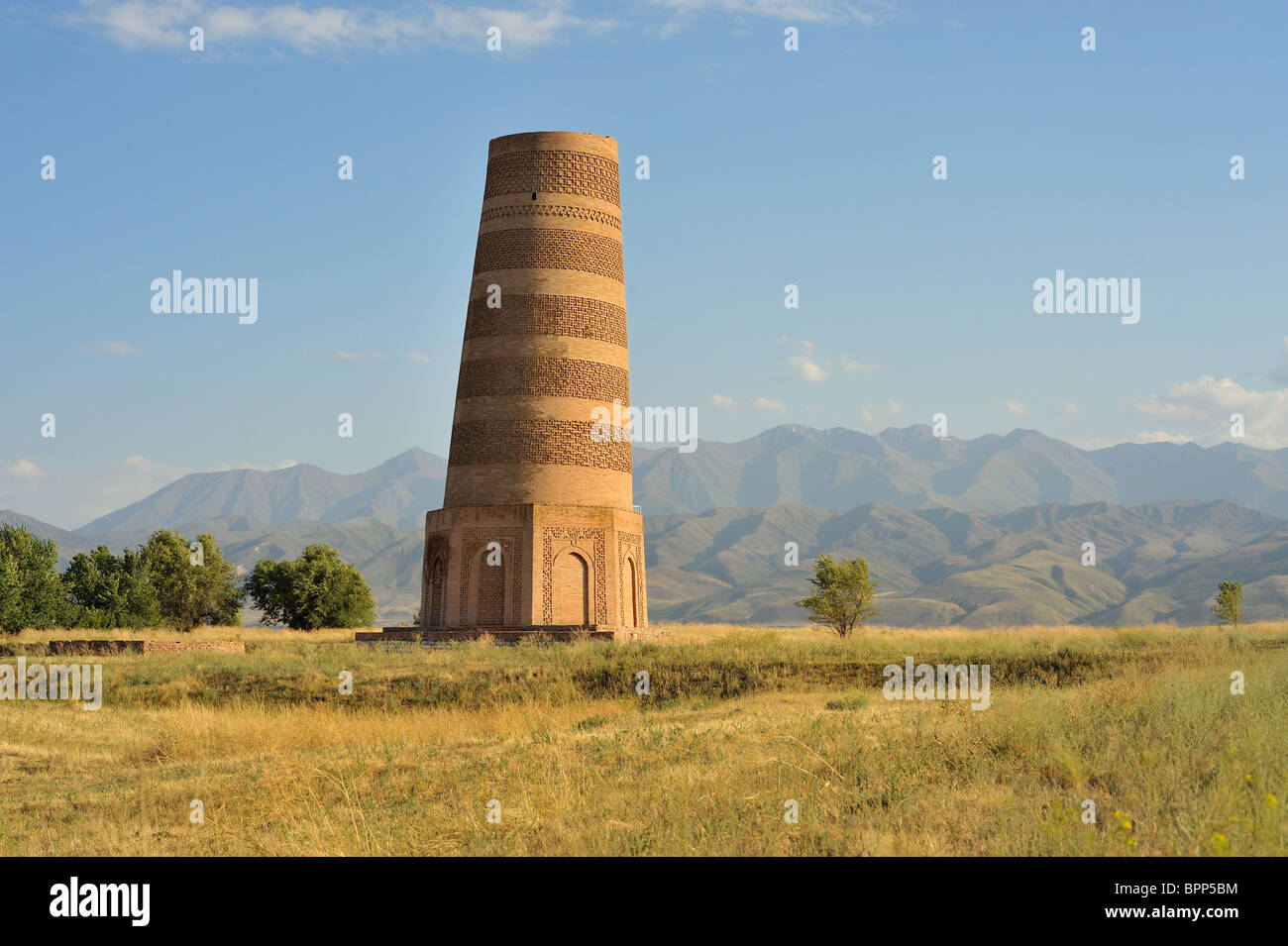 La torre di Burana, architettura storica, il minareto della moschea medievale aprox. 10 cent. Foto Stock