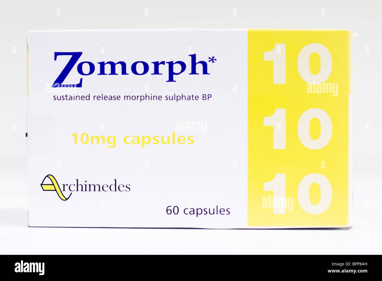 La morfina solfato capsule Foto Stock