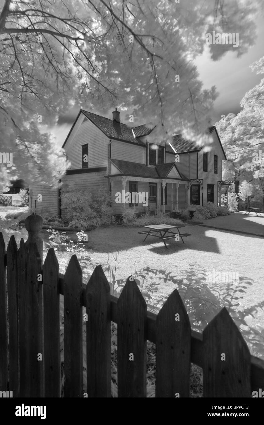 Fotografare con luci a infrarossi aggiunge un 'altro mondo' aspetto a comuni everday scene. Foto Stock