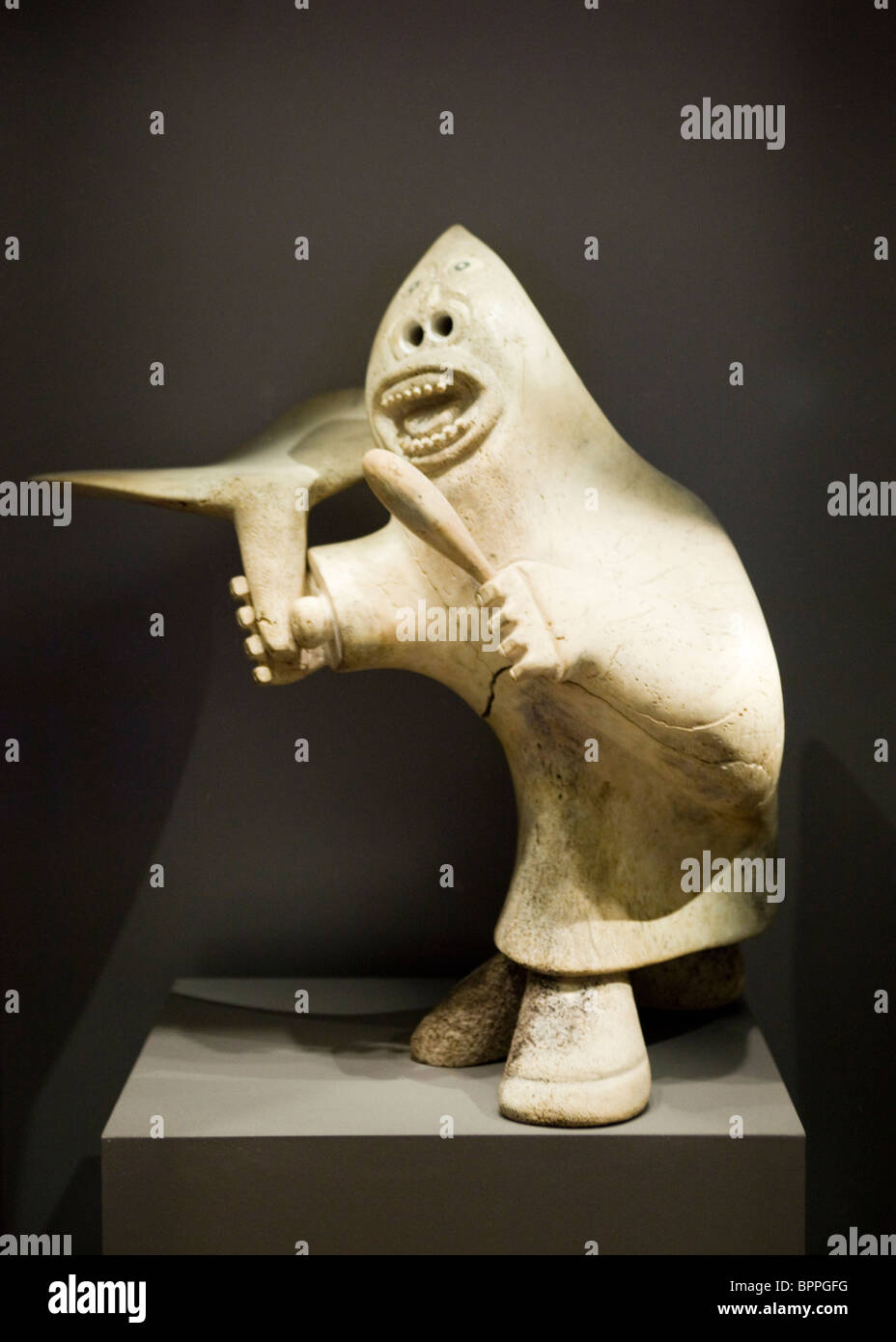 American Indian scultura Foto Stock