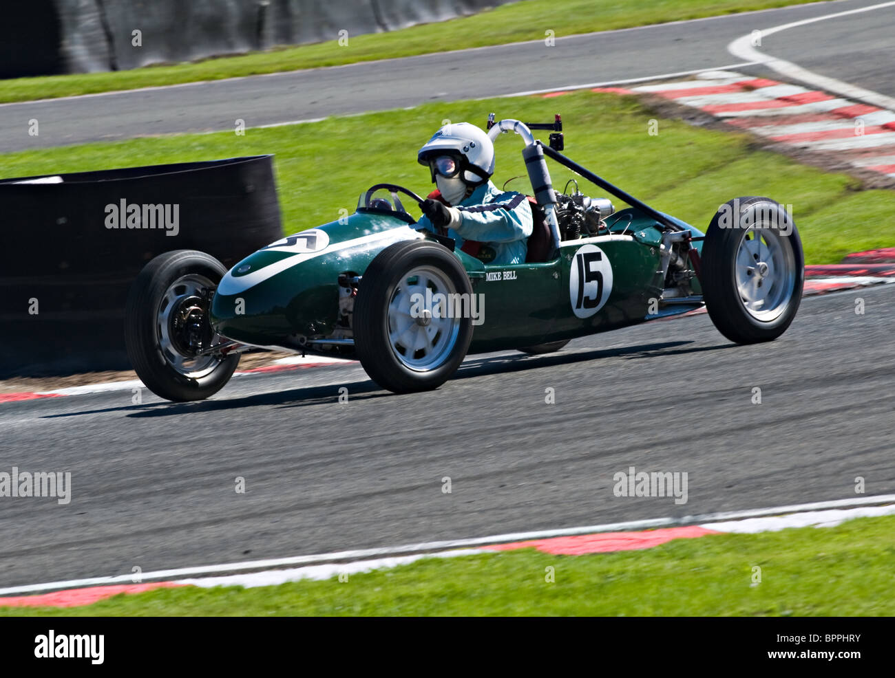 Cooper Mk10 500cc Formula 3 Racing Car ad Oulton Park Motor Racing circuito Cheshire England Regno Unito Regno Unito Foto Stock