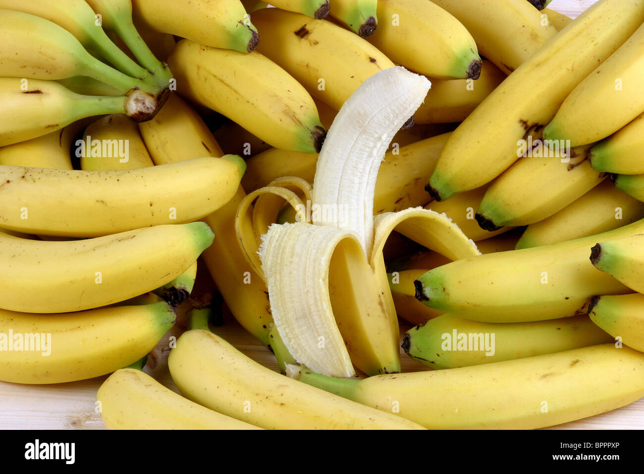 Banane Cavendish Foto Stock