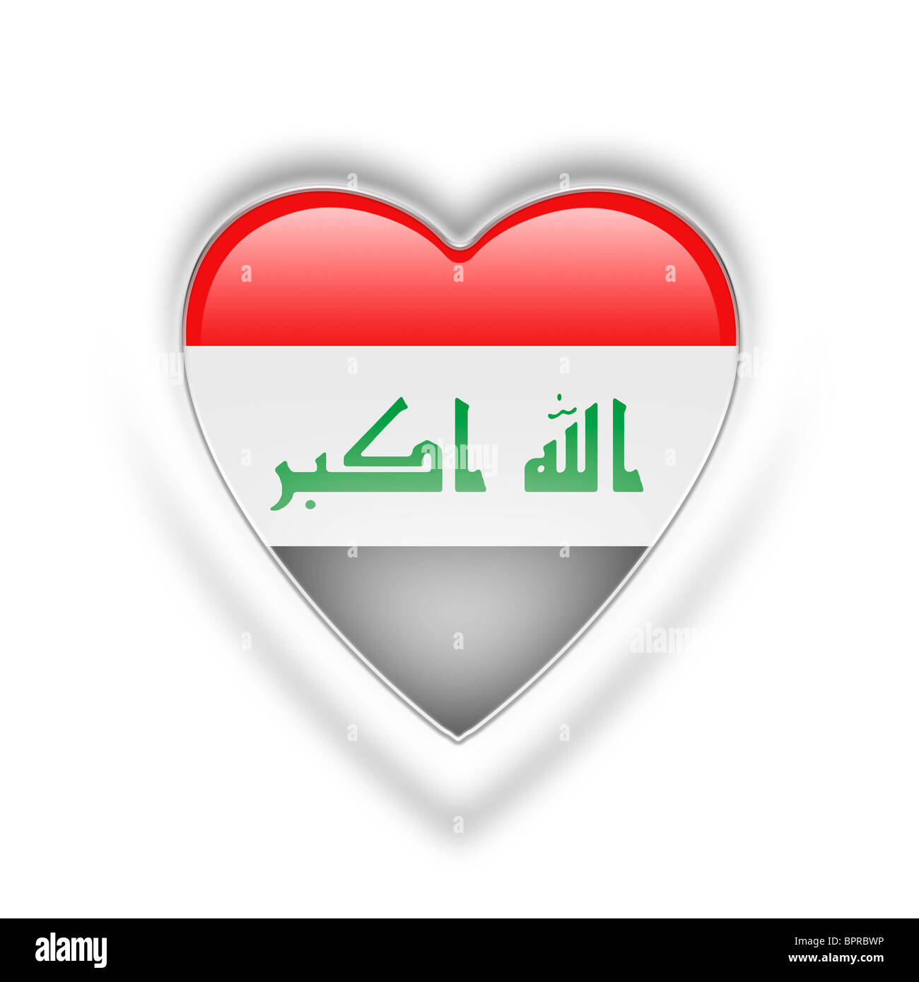 bandiera Iraq Foto Stock