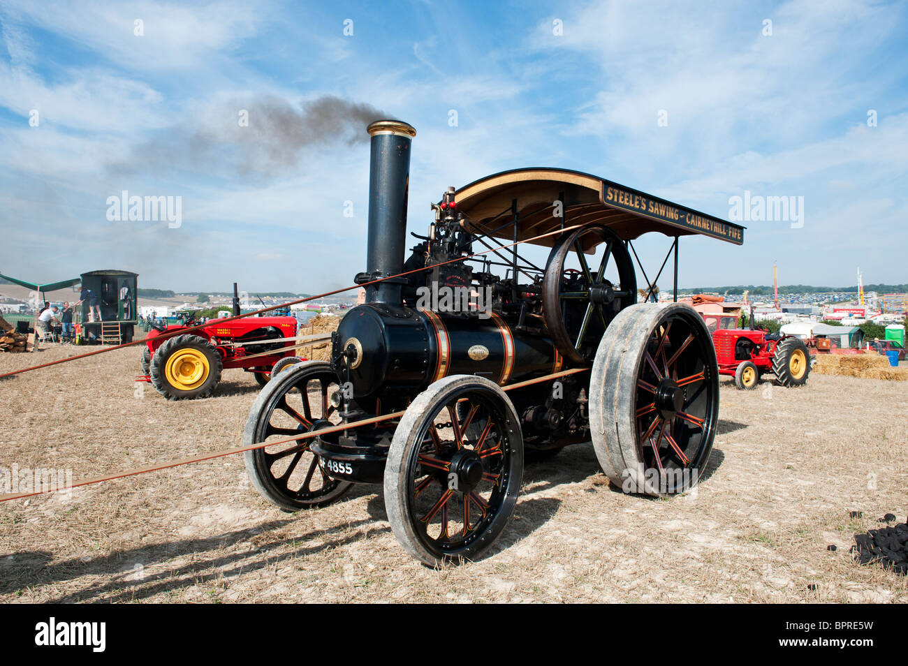 Vintage motori a trazione a vapore a grande Dorset vapore FAIR in Inghilterra Foto Stock