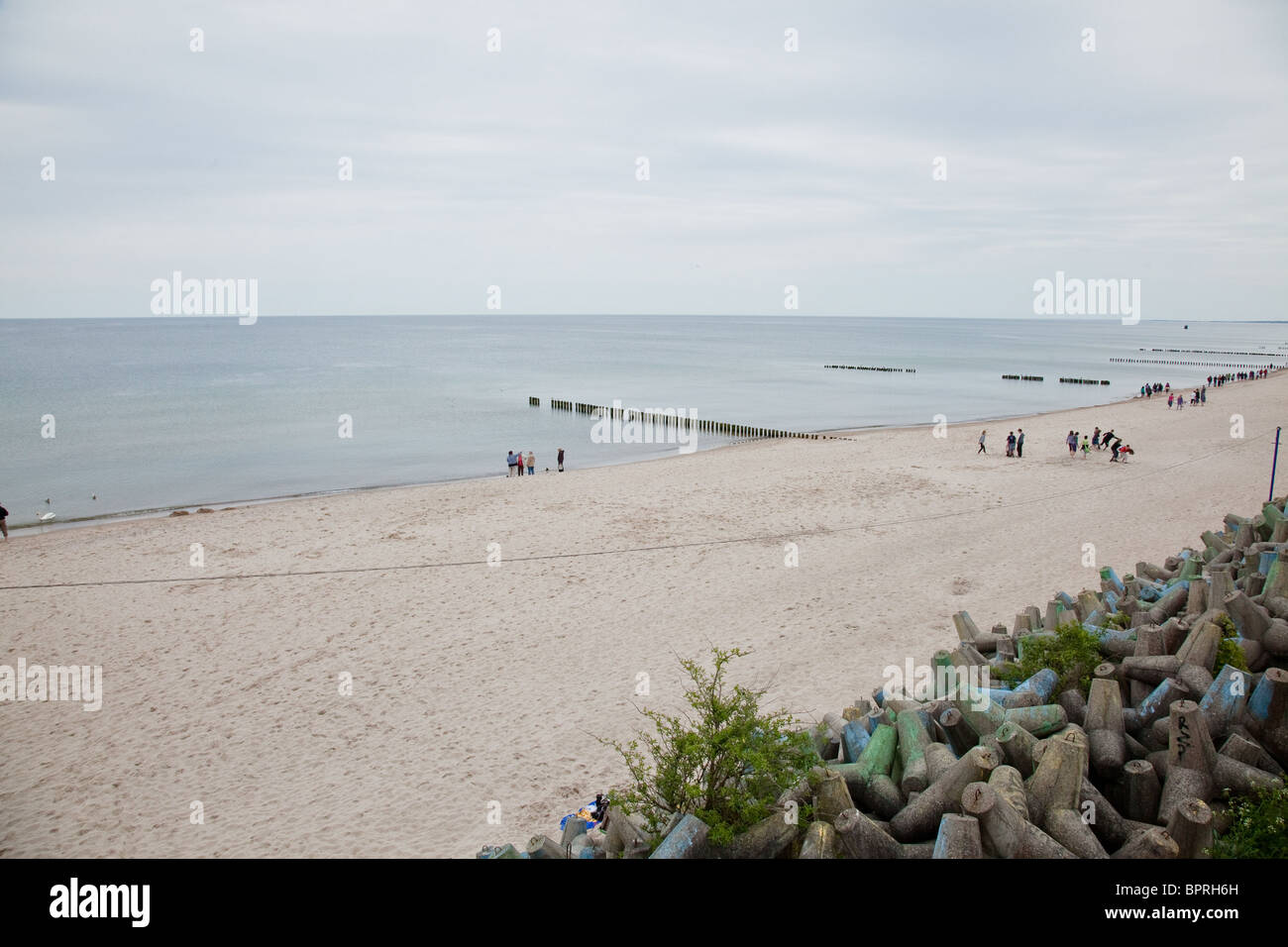 Mielno è un villaggio nella contea di Koszalin, West Pomerania voivodato, nel nord-ovest della Polonia. Foto Stock