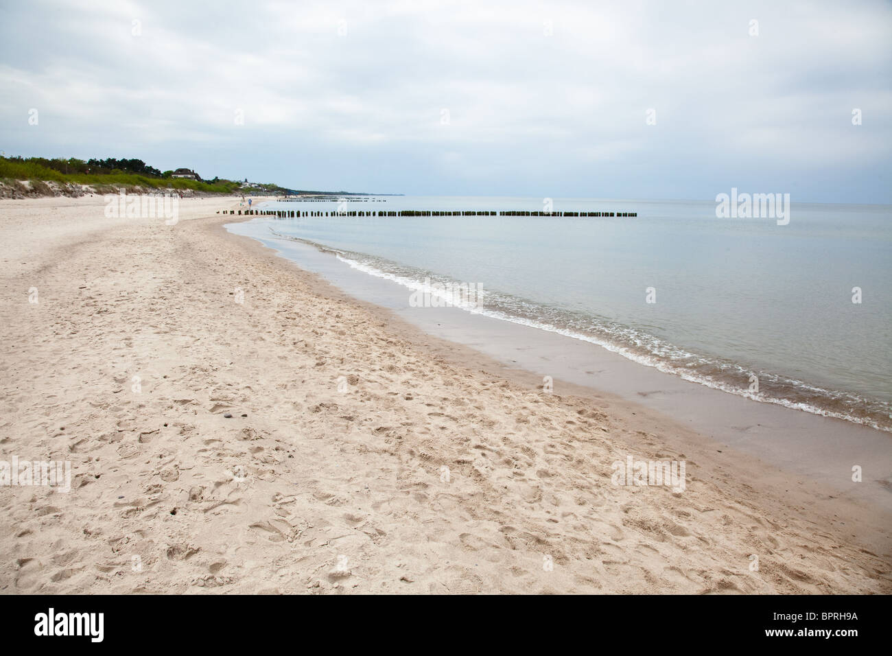 Mielno è un villaggio nella contea di Koszalin, West Pomerania voivodato, nel nord-ovest della Polonia. Foto Stock