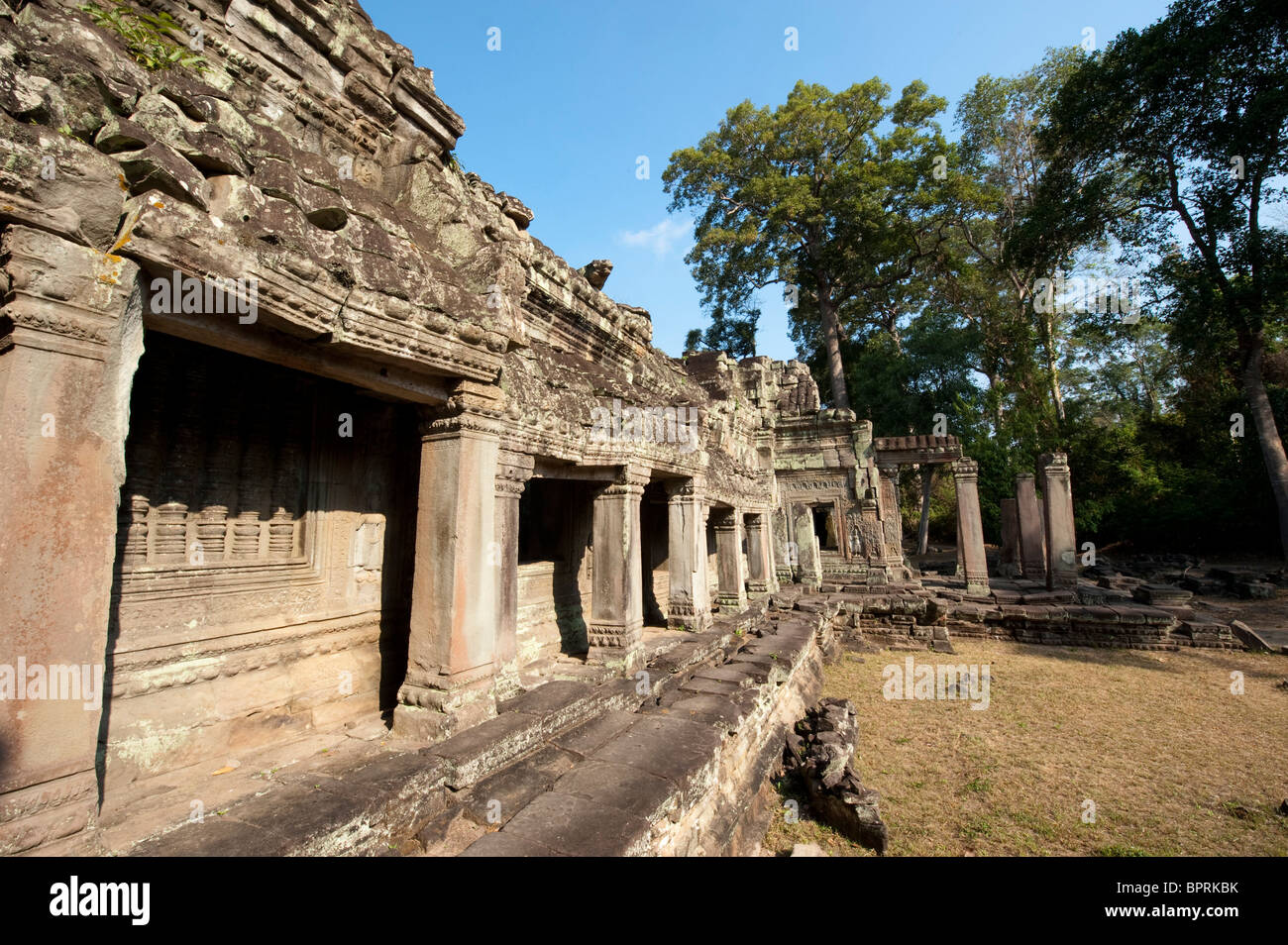 Preah Khan, Angkor, Siem Reap, Cambogia Foto Stock